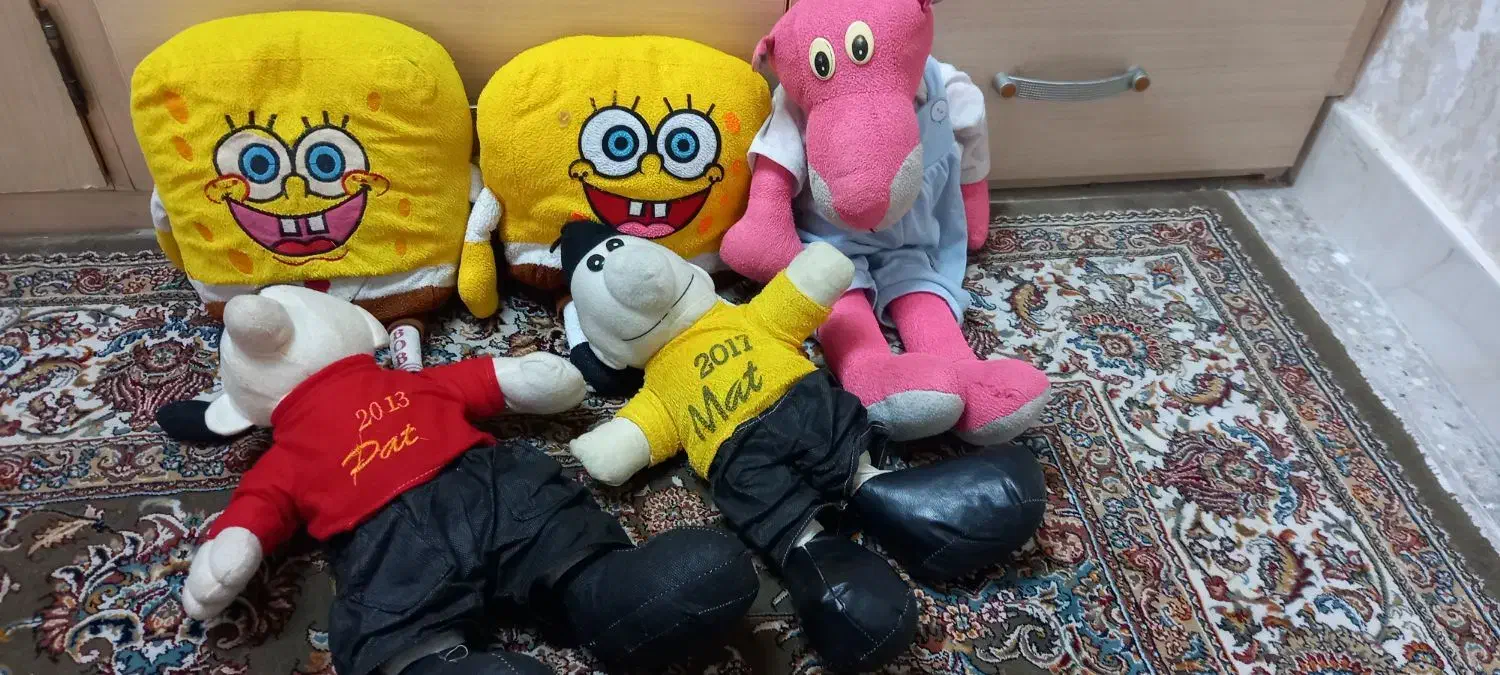 عروسک پلیشی بزرگ۵ عدد با هم|اسباببازی|ری, ظهیرآباد|دیوار