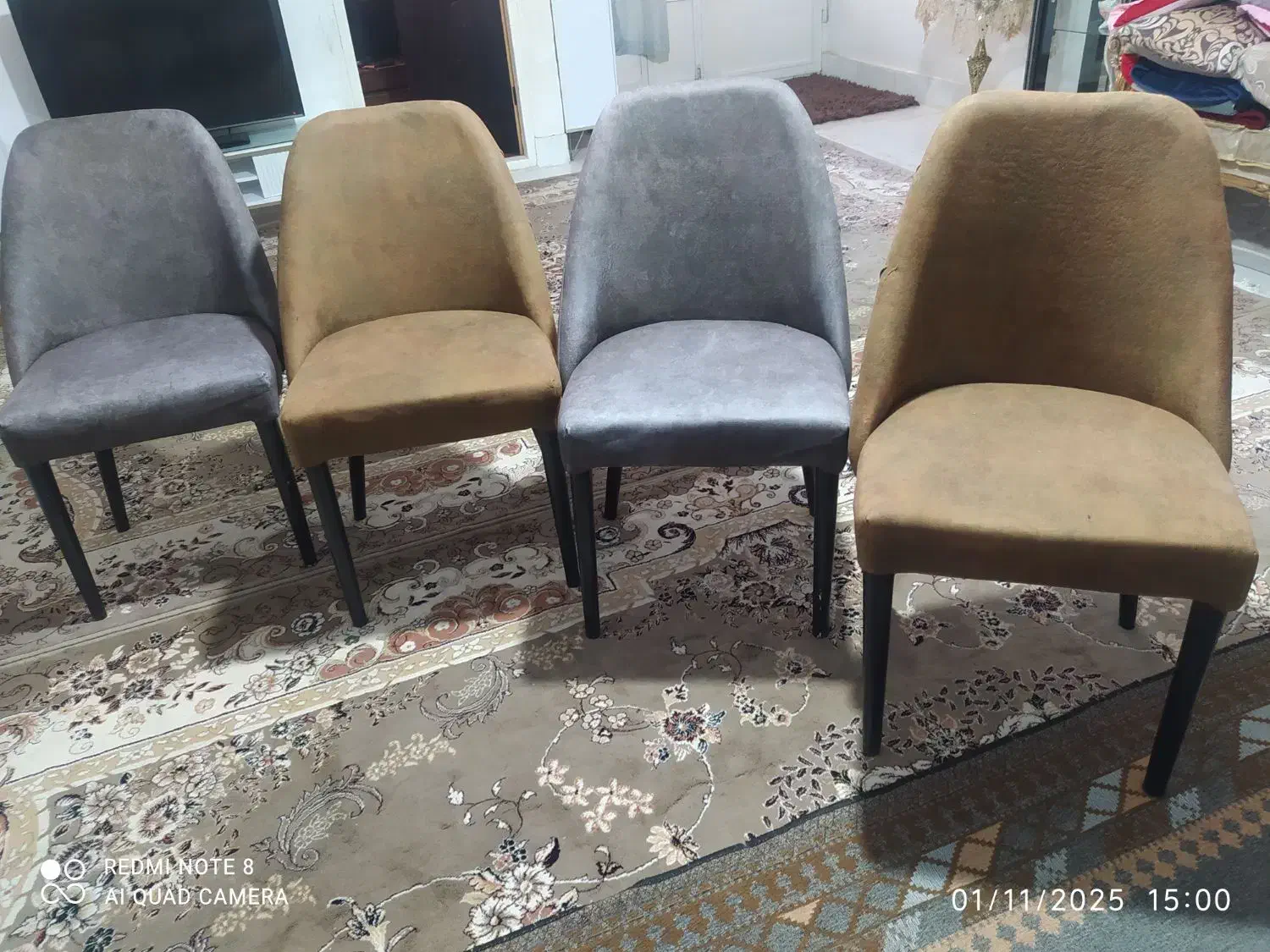 ۴عدد صندلی چستر همه منظوره راحت و بادوام ضد ضربه|میز و صندلی غذاخوری|کوهدشت, |دیوار