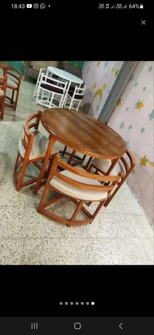 میزغداخوری کمجا|میز و صندلی غذاخوری|اندیشه, اندیشه فاز ۲|دیوار