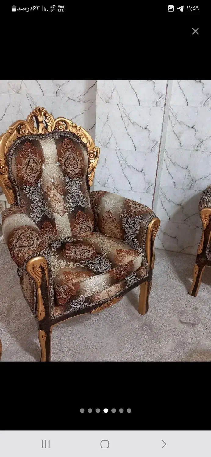 یه دست مبل۹ نفره بسیارنو.وزیبا مناسب فروخته میشود|مبلمان خانگی و میز عسلی|کوهدشت, |دیوار