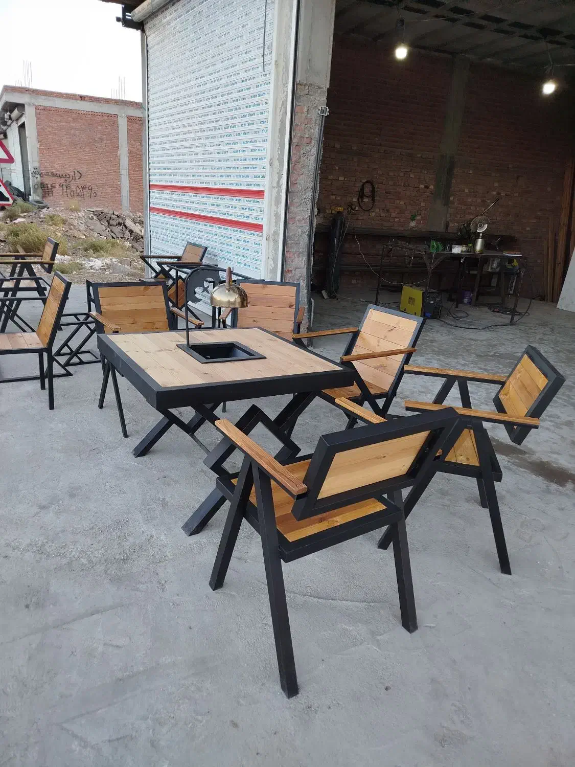 تولیدی صندلی و  میز آتشدان|صندلی و نیمکت|بناب, |دیوار