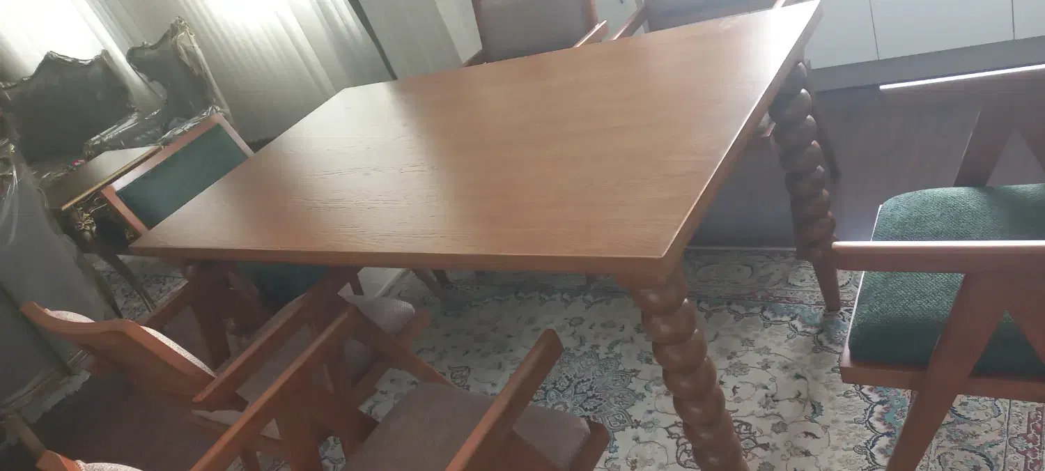 میز ناهار خوری ۶نفره|میز و صندلی غذاخوری|نیشابور, فردوس شمالی|دیوار