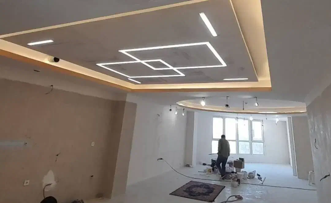 اجرای کناف تایل بازسازی نقاشی کنافکار|خدمات پیشه و مهارت|تهران, نیروی هوایی (پیروزی)|دیوار