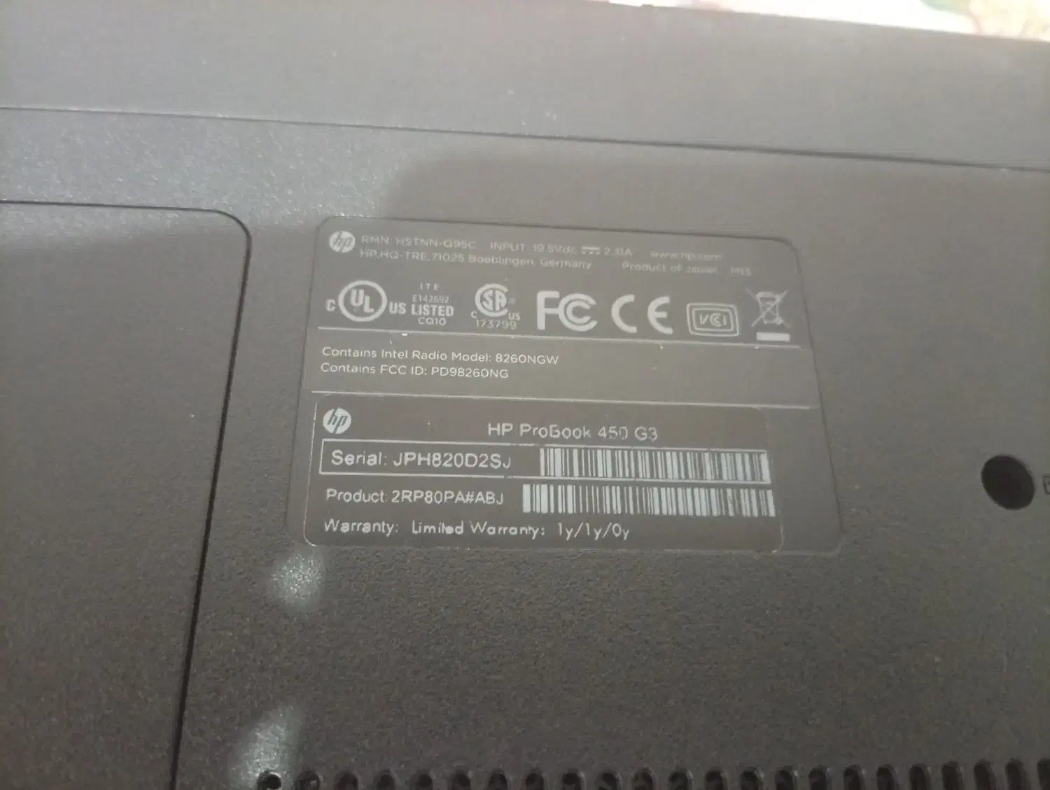 HP g3 450|رایانه همراه|زاهدان, |دیوار