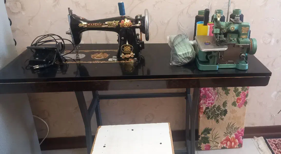 چرخ خیاطی به همراه سردوز سالم|چرخ خیاطی و ریسندگی|هشتگرد, مدرس|دیوار