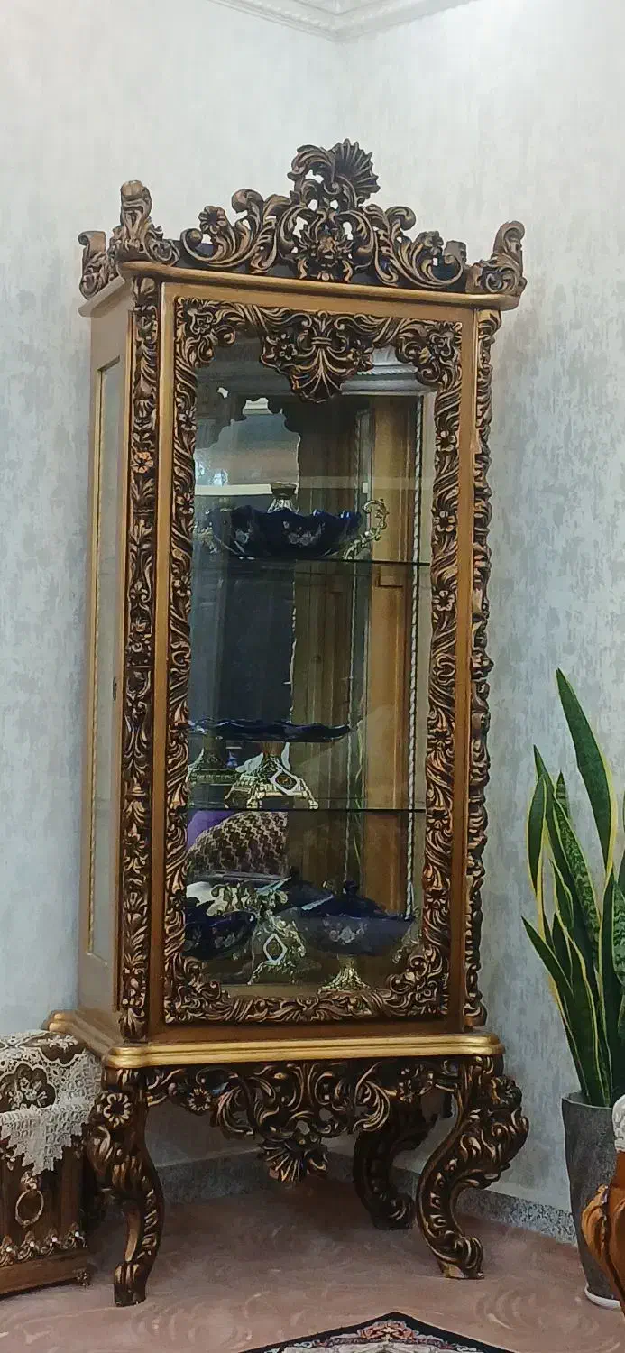 بوفه تمام چوب|بوفه، ویترین، کنسول|اردبیل, |دیوار