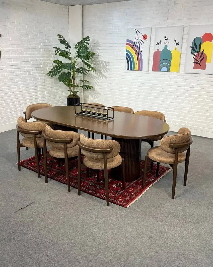 میز غذاخوری با بهترین چوب تولید اقای انصاری|میز و صندلی غذاخوری|یاسوج, |دیوار