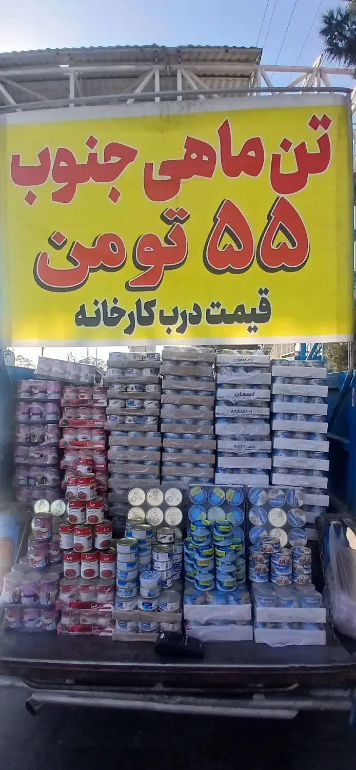 تن ماهی جنوب فقط قیمت درب کارخانه|عمدهفروشی|ساوه, |دیوار