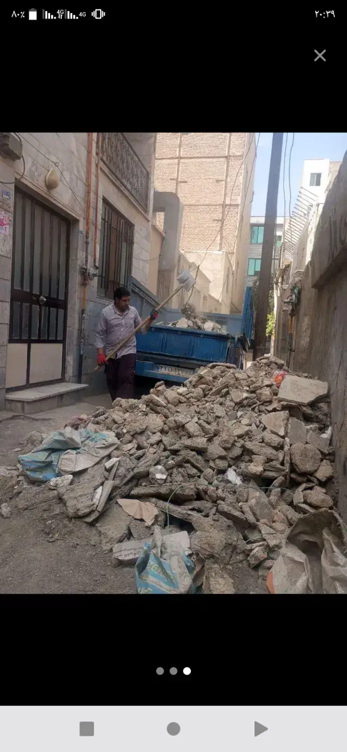 نیسان کمپرسی حمل نخاله ساختمانی همراه با کارگر|خدمات حمل و نقل|نیشابور, دارایی|دیوار
