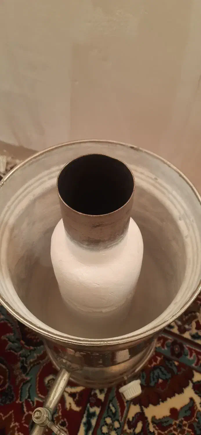 سماور بزرگ درخشان|سماور، چای‌ساز، قهوه‌ساز|کنگاور, |دیوار