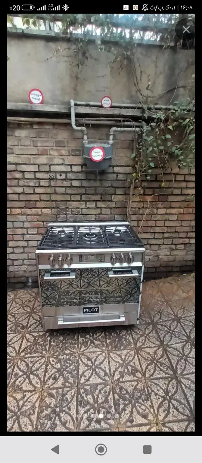 اجاق گاز تمام استیل درحدنو استفاده نشده|اجاق گاز و لوازم برقی پختوپز|مشهد, الهیه|دیوار