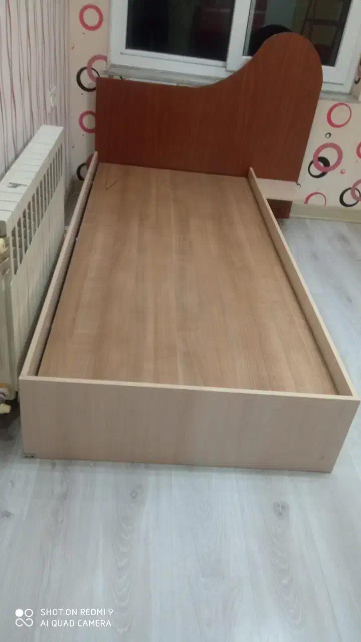 تخت تک نفره MDF|تخت و سرویس خواب|آمل, |دیوار