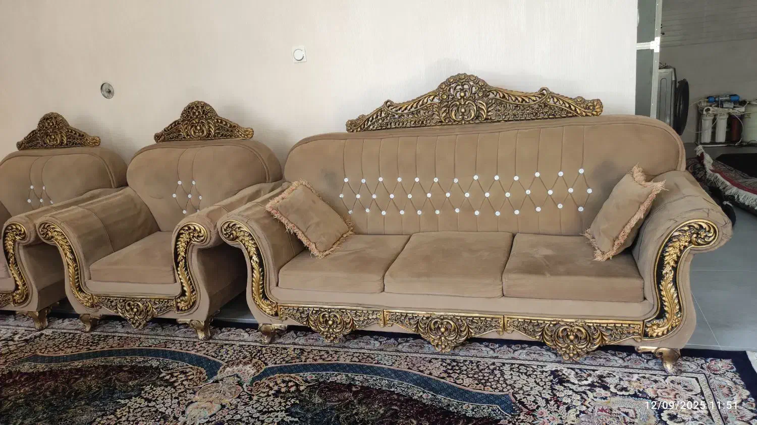 مبل ۸ نفره|مبلمان خانگی و میز عسلی|شیراز, شاپورجان|دیوار