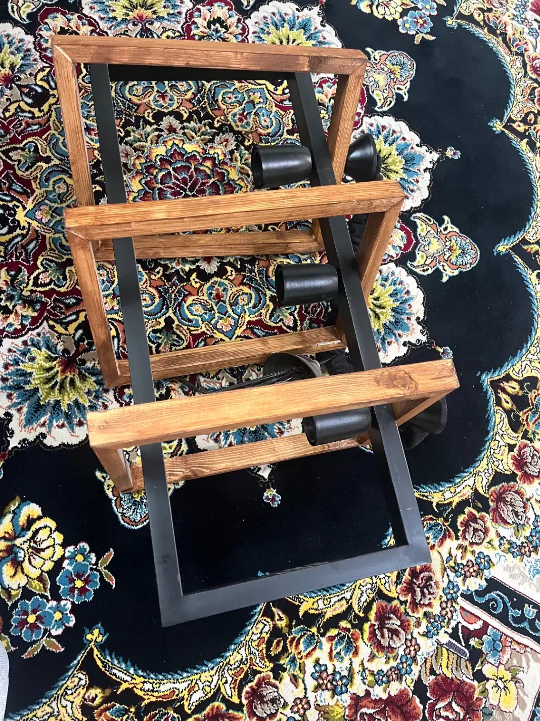 لوستر فانتزی چوب و فلز|لوستر و چراغ آویز|بهارستان, |دیوار