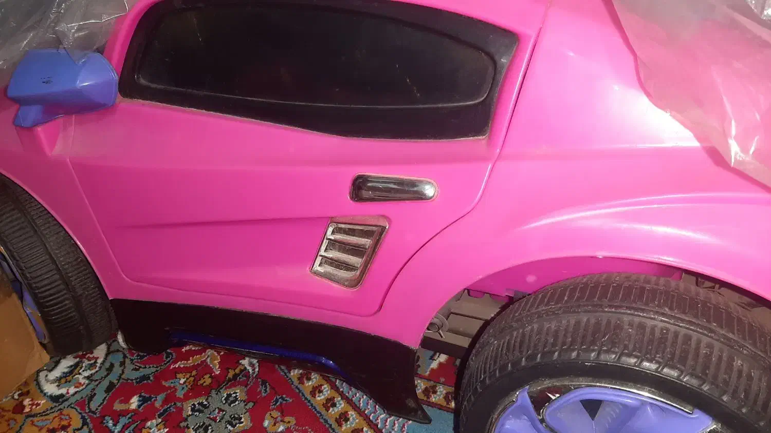 ماشین شارژی دخترانه بنز صورتی|اسباب‌بازی بچه|کوهدشت, |دیوار