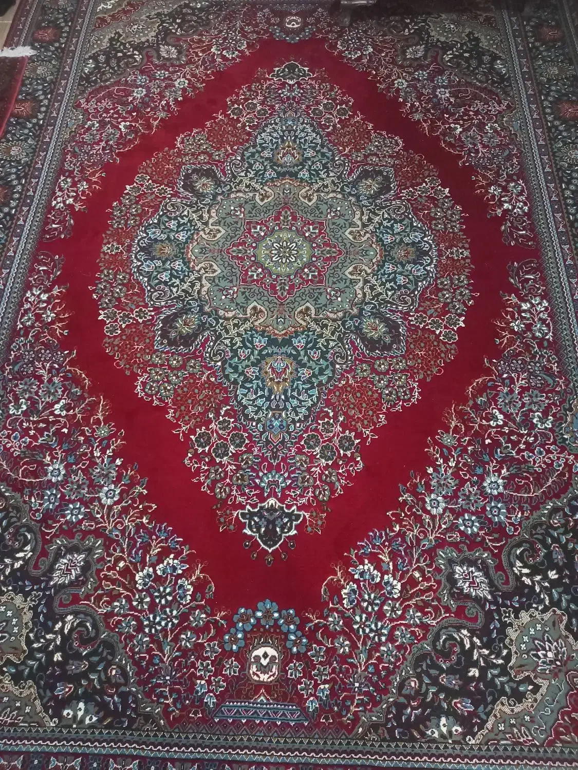 فرش ۹ متری|فرش|میانه, |دیوار