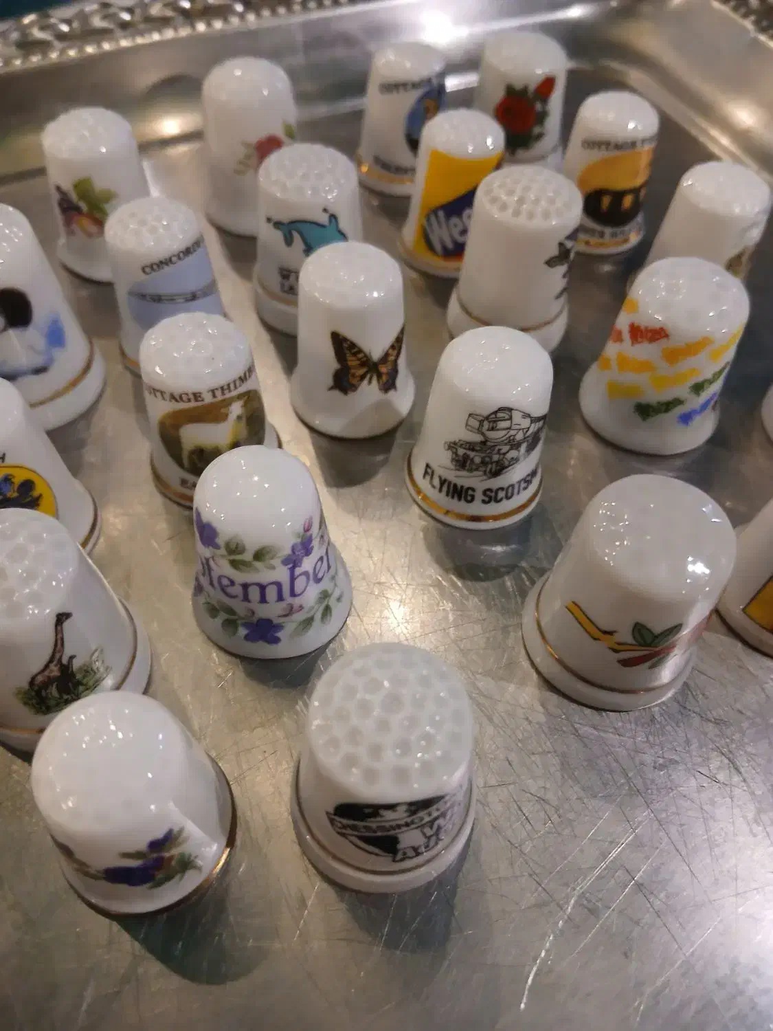 انگشتدانه های اروپایی قدیمی|کلکسیون اشیاء عتیقه|رشت, کاکتوس|دیوار