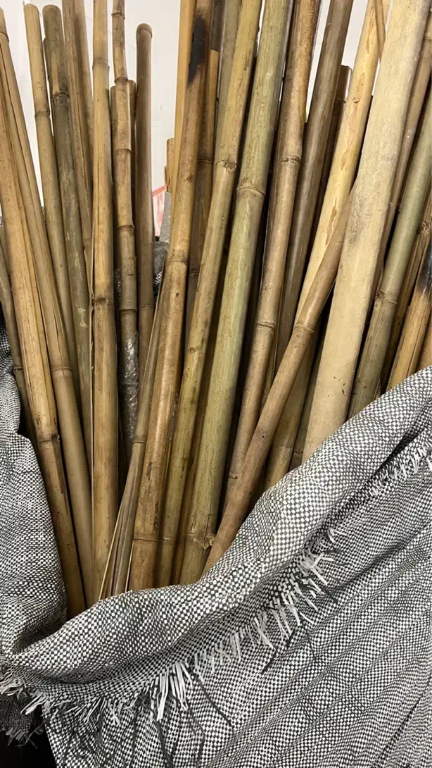 چوب بامبو حصیری نی حصیری|گل و گیاه طبیعی|قم, دروازه چوبی|دیوار