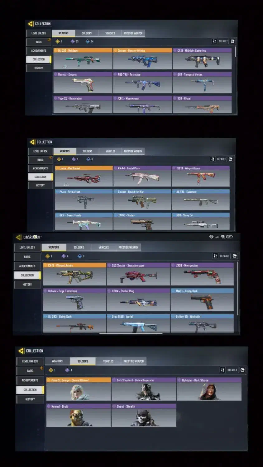 اکانت کالاف موبایل|کنسول، بازی ویدئویی و آنلاین|تهران, خانی آباد نو شمالی|دیوار