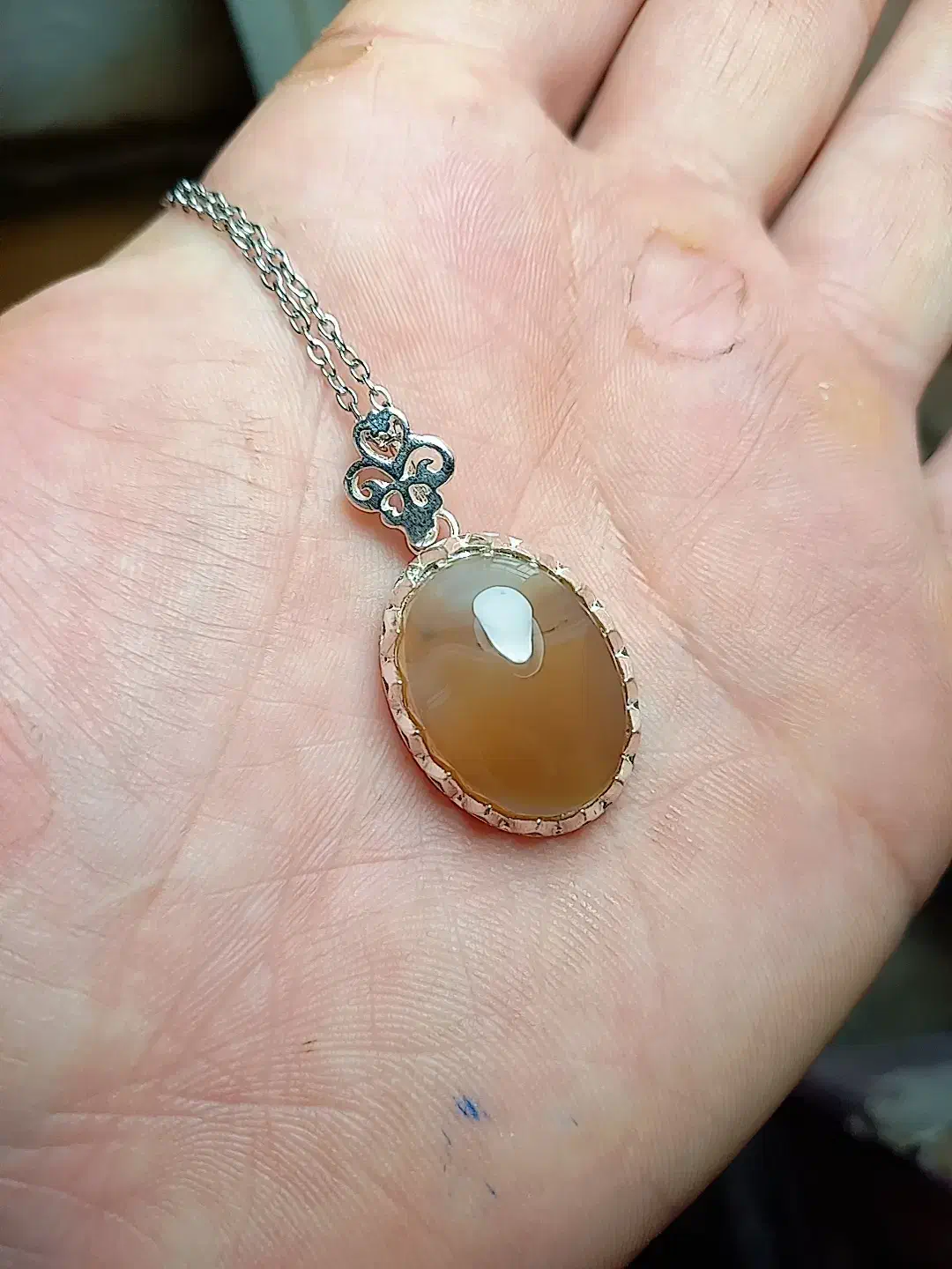 انگشتر ها و گردنبند نقره بسیار زیبا با سنگ طبیعی|جواهرات|گناباد, |دیوار