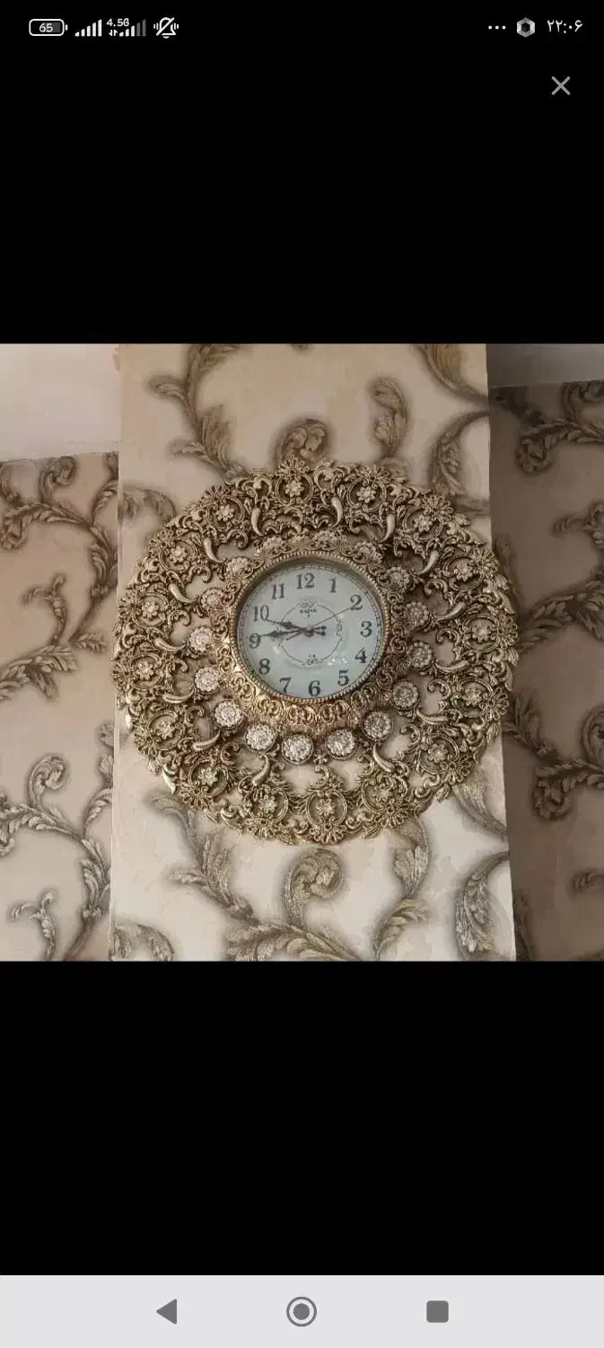 ساعت کاملا سالم بعلت کمبود جا بفروش میرسد|ساعت دیواری و تزئینی|قزوین, |دیوار
