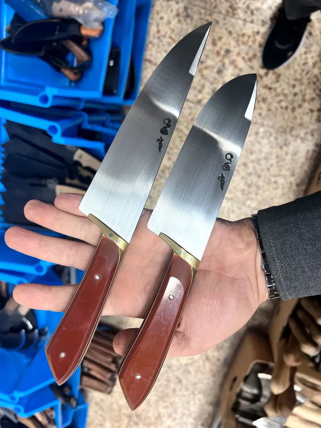 چاقو های قصابی استاد سعید ارسال با پست|کوهنوردی و کمپینگ|تهران, زنجان جنوبی|دیوار