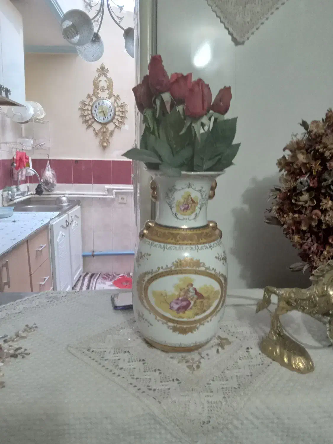 سماور گازی بزرگ|چراغ خواب و آباژور|تبریز, |دیوار