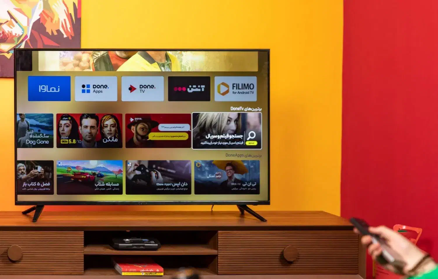 تلوزیون 50 اینچ اسمارت 4k|تلویزیون و پروژکتور|هرسین, |دیوار