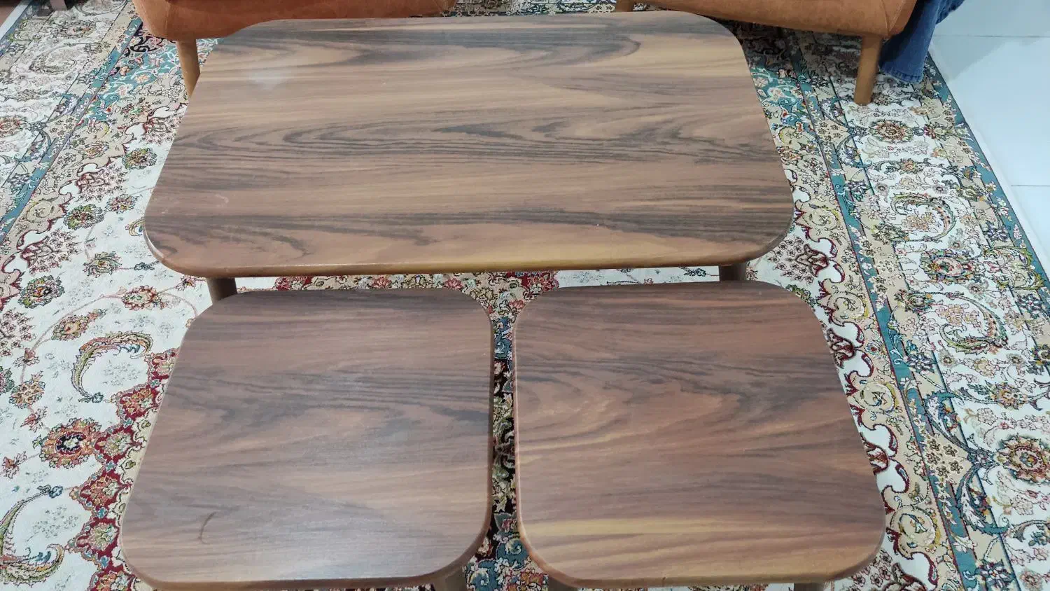 میز جلو مبلی به همراه عسلی|مبلمان خانگی و میز عسلی|نیشابور, فردوس شمالی|دیوار