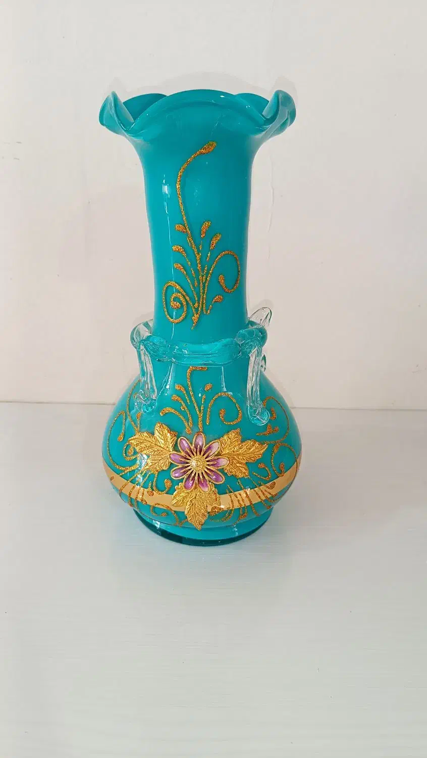 گلدان شیشه ای تزیینی (قیمت توافقی)|صنایع دستی و سایر لوازم تزئینی|مسجد سلیمان, |دیوار