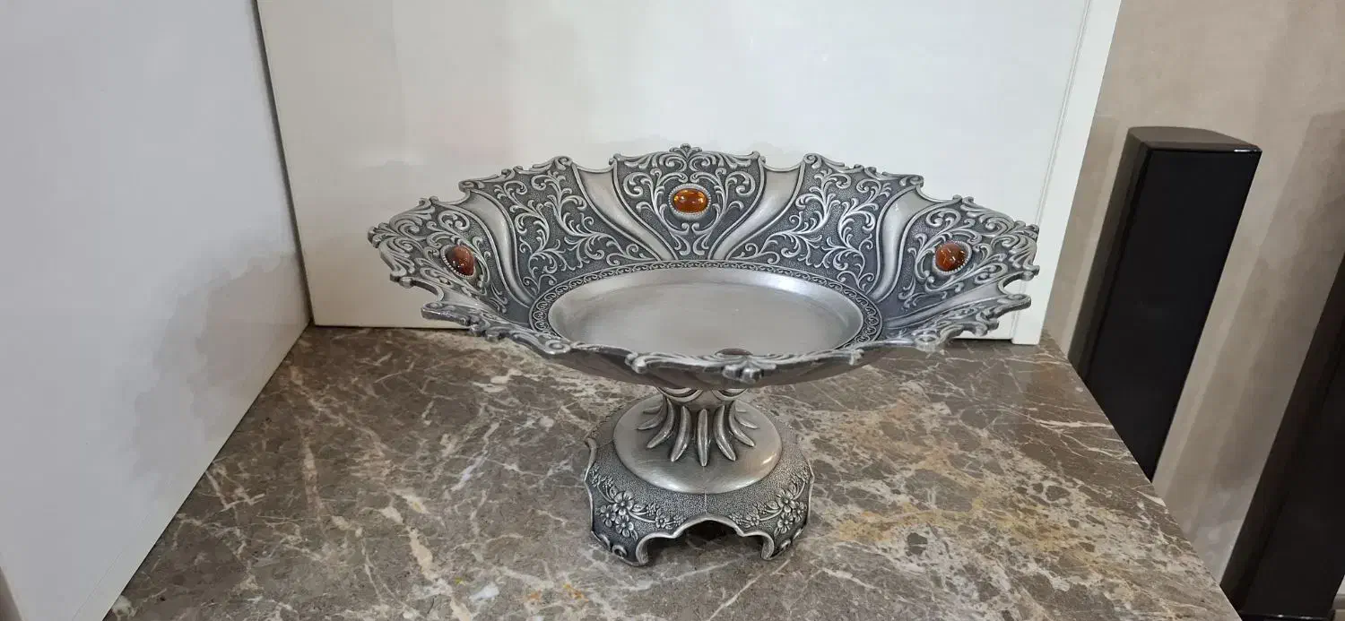 میوه خوری وشیرینی خوری پیوتر با۲تا سینی و۲تا قندون|ظروف سرو و پذیرایی|اسلام‌شهر, شهرک واوان|دیوار