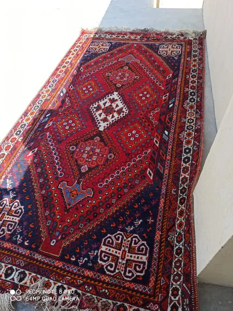 فرش دست بافت زمان قاجار|فرش|گله دار, |دیوار