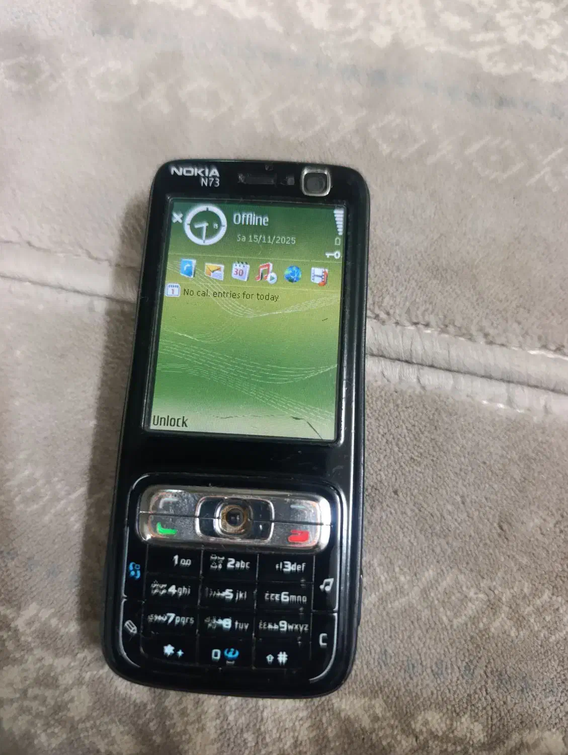 نوکیاn73|موبایل|لنجان, |دیوار