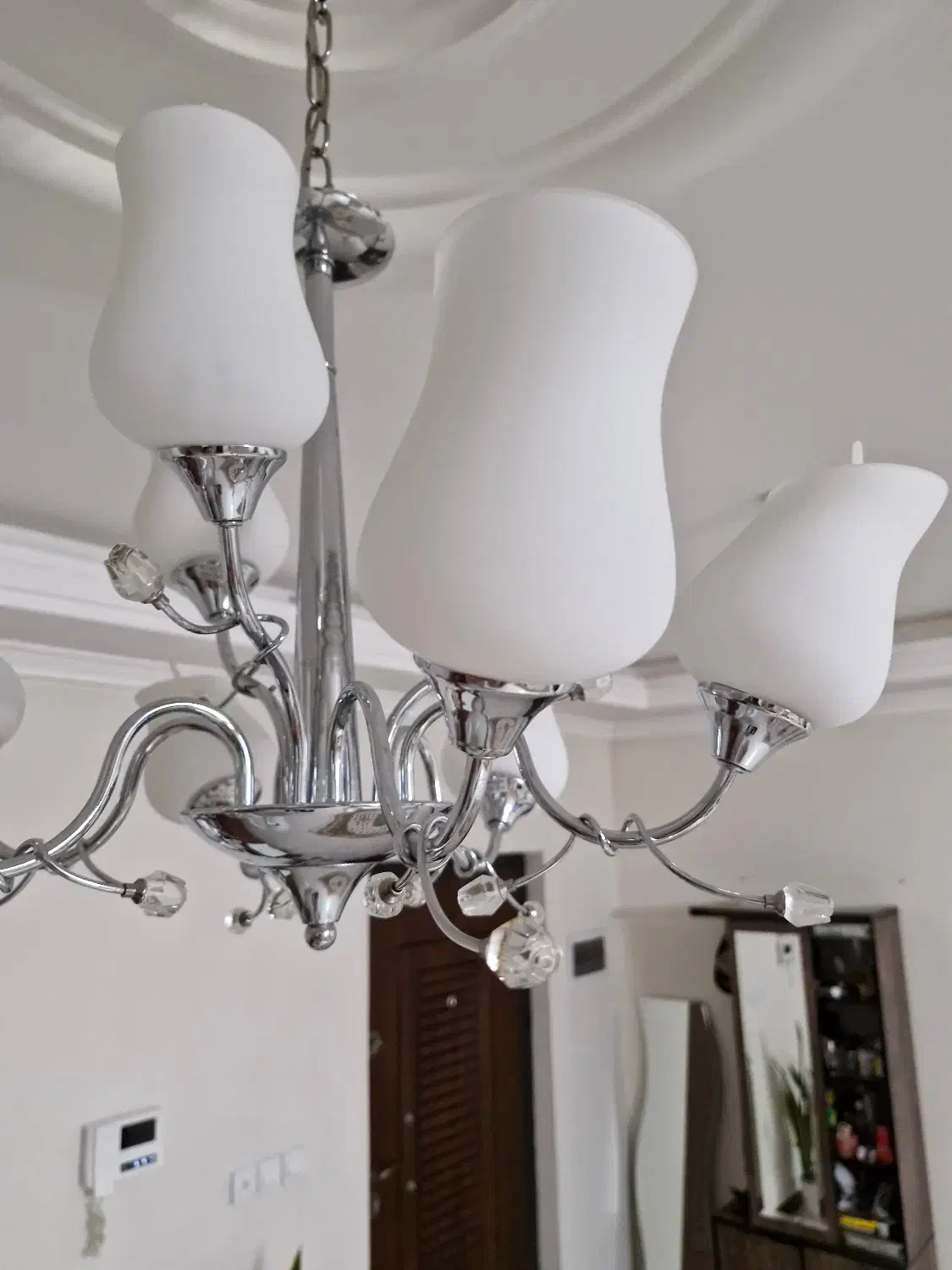 دو عدد لوستر ۹ شعله|لوستر و چراغ آویز|تهران, تهرانسر مرکزی|دیوار