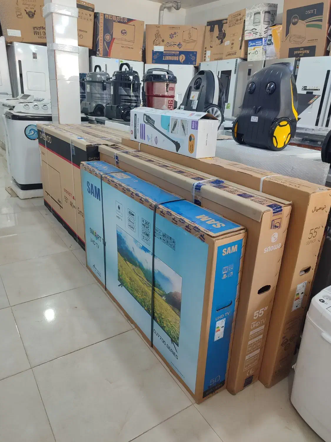 تلویزیون ال ای دی 65 جی پلاس اسمارت فورکی|تلویزیون و پروژکتور|خرم‌آباد, |دیوار