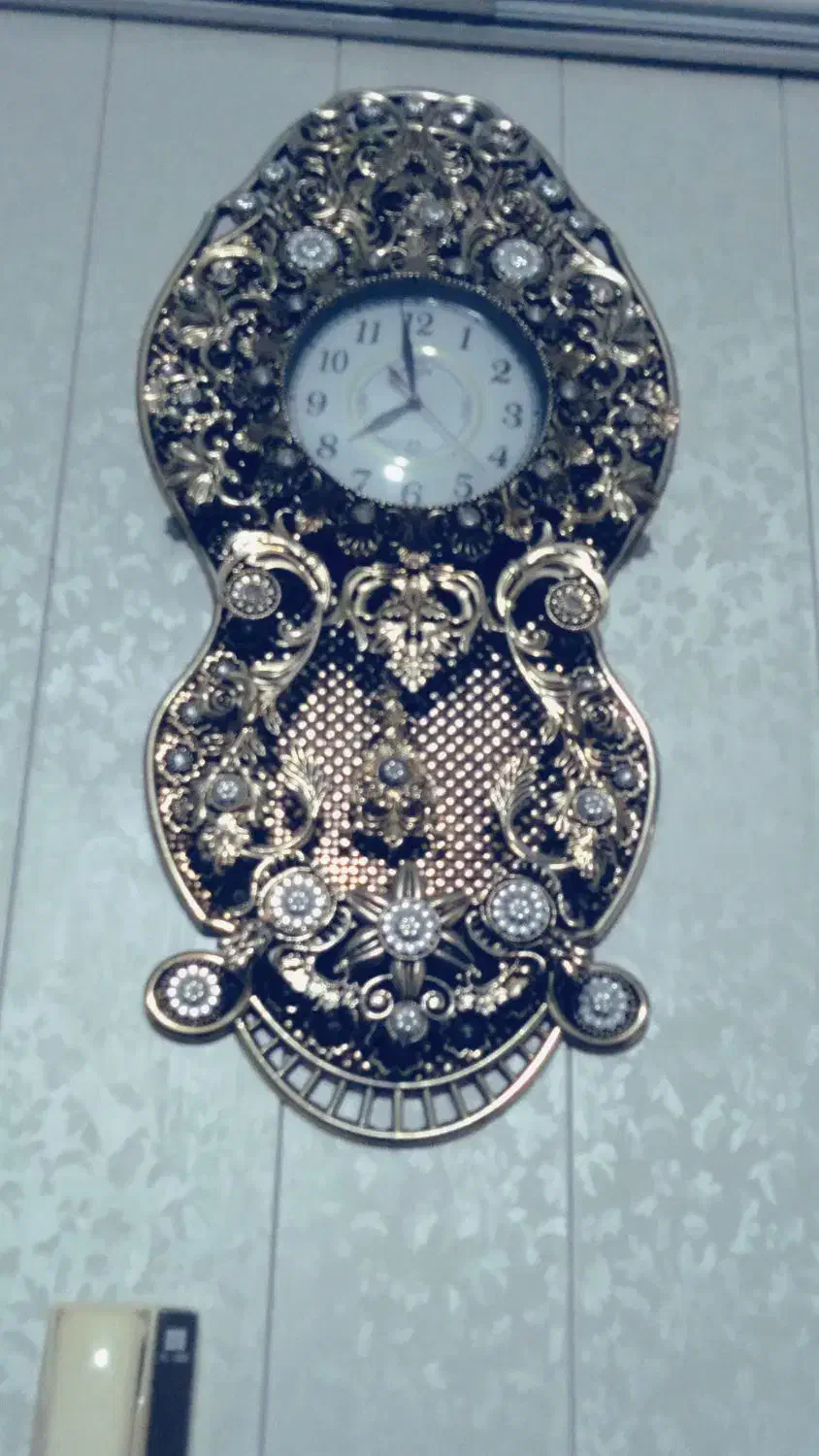 ساعت طلایی|ساعت دیواری و تزئینی|قم, شهرک سازمان آب|دیوار