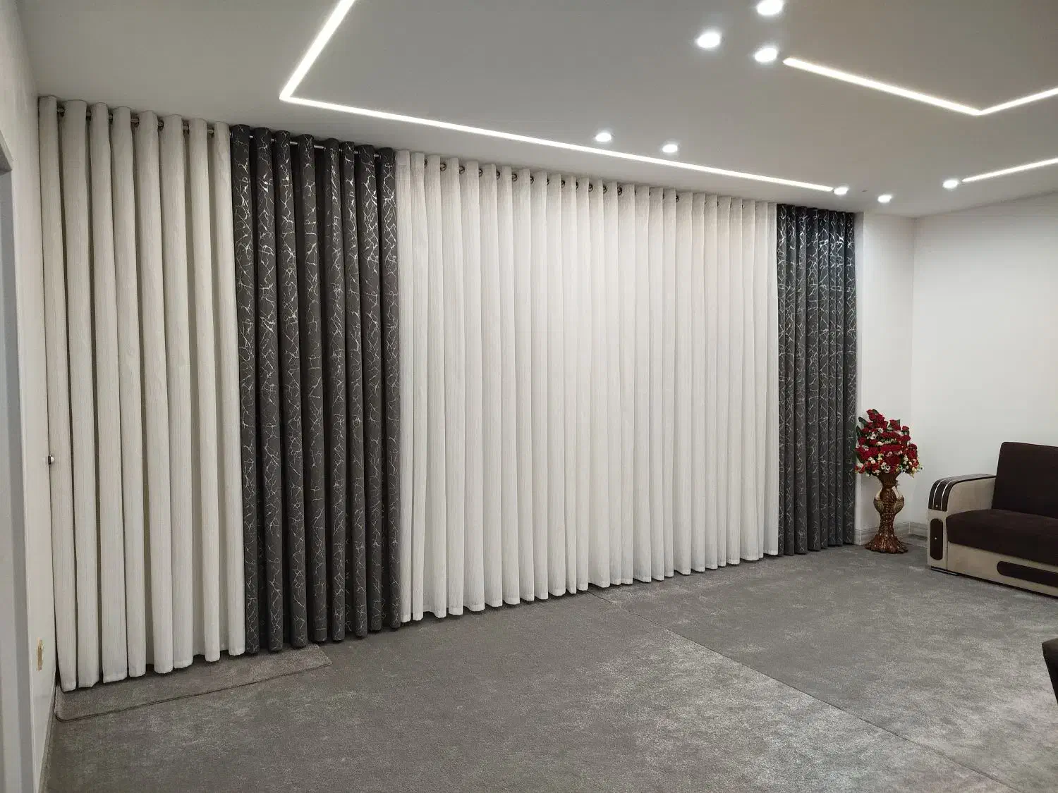 دوخت و نصب انواع پرده ها|پرده، رانر، رومیزی|مرودشت, مختارآباد|دیوار