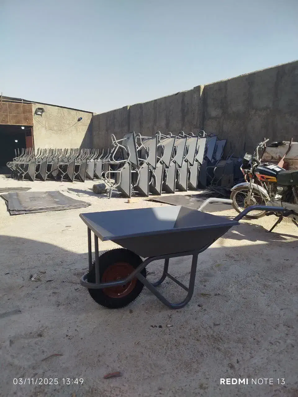 تولیدی فرغون مدرن گاوداری بنایی باغبانی|مصالح و تجهیزات ساختمان|قم, ولیعصر|دیوار