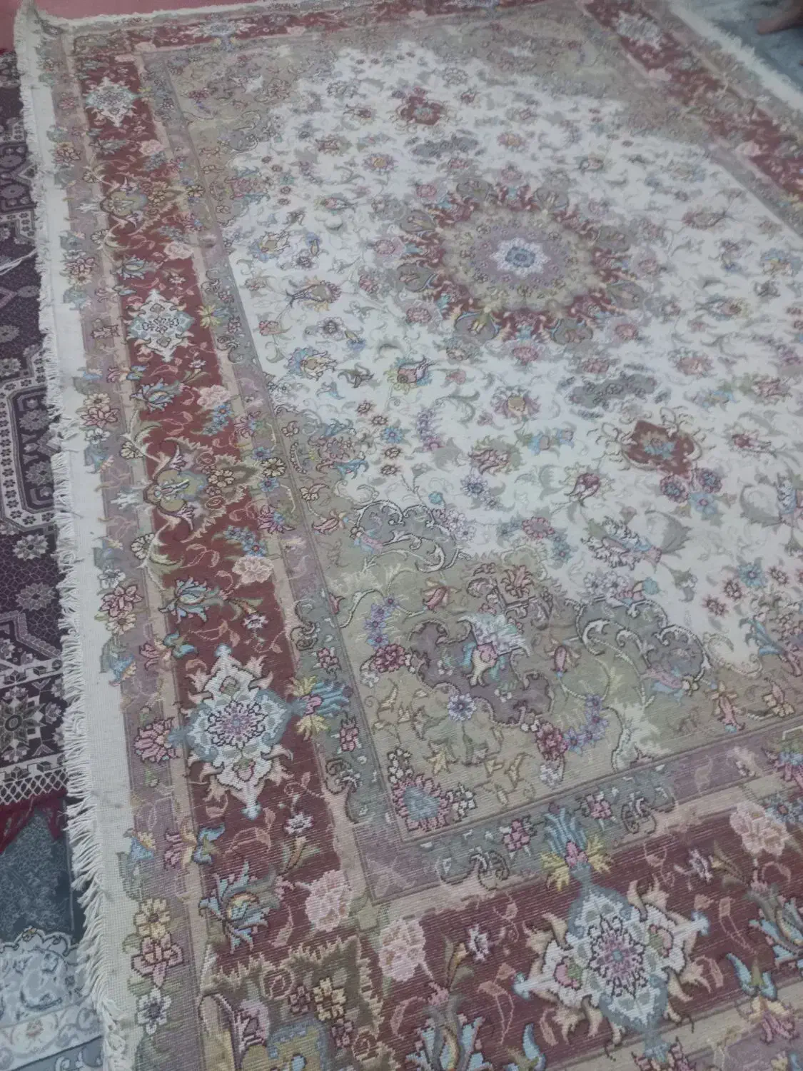 فرش دستباف پشم ۹متری|فرش|تبریز, |دیوار