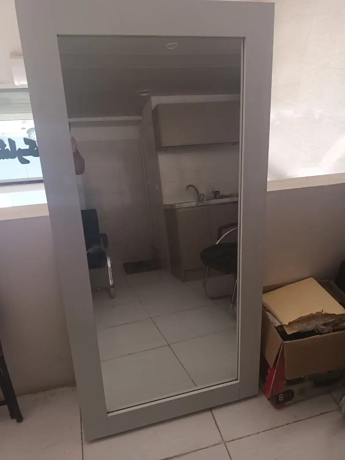 آینه قدی بزرگ با دور قاب ام دی اف/۳عدد|آینه|قدس, شهرک صنعتی زاگرس|دیوار