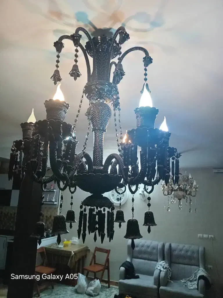لوستر باکارات مشکی ، لوستر شیک|لوستر و چراغ آویز|تهران, شهرک ولیعصر جنوبی|دیوار