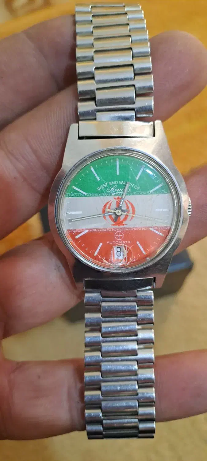 ساعت پرچمی وستن واج سویسی|ساعت|کوه چنار, |دیوار