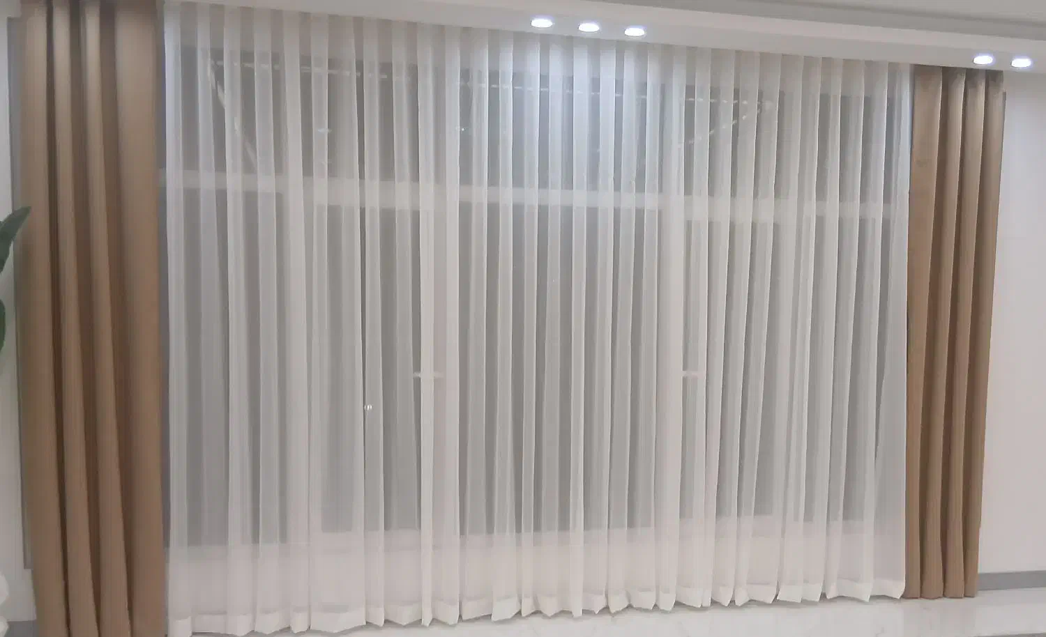 فروش پرده مینیمال به عرض ۵متر،ارتفاع ۲۸۰|پرده، رانر، رومیزی|نورآباد, |دیوار