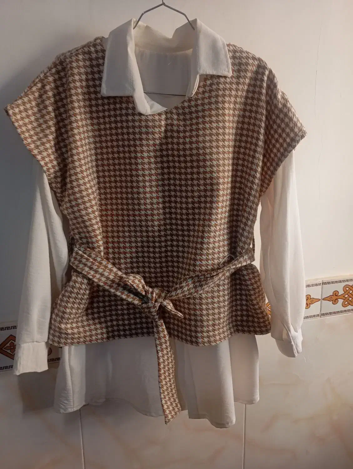 مانتو دو تیکه پاییزی|لباس|ابهر, |دیوار