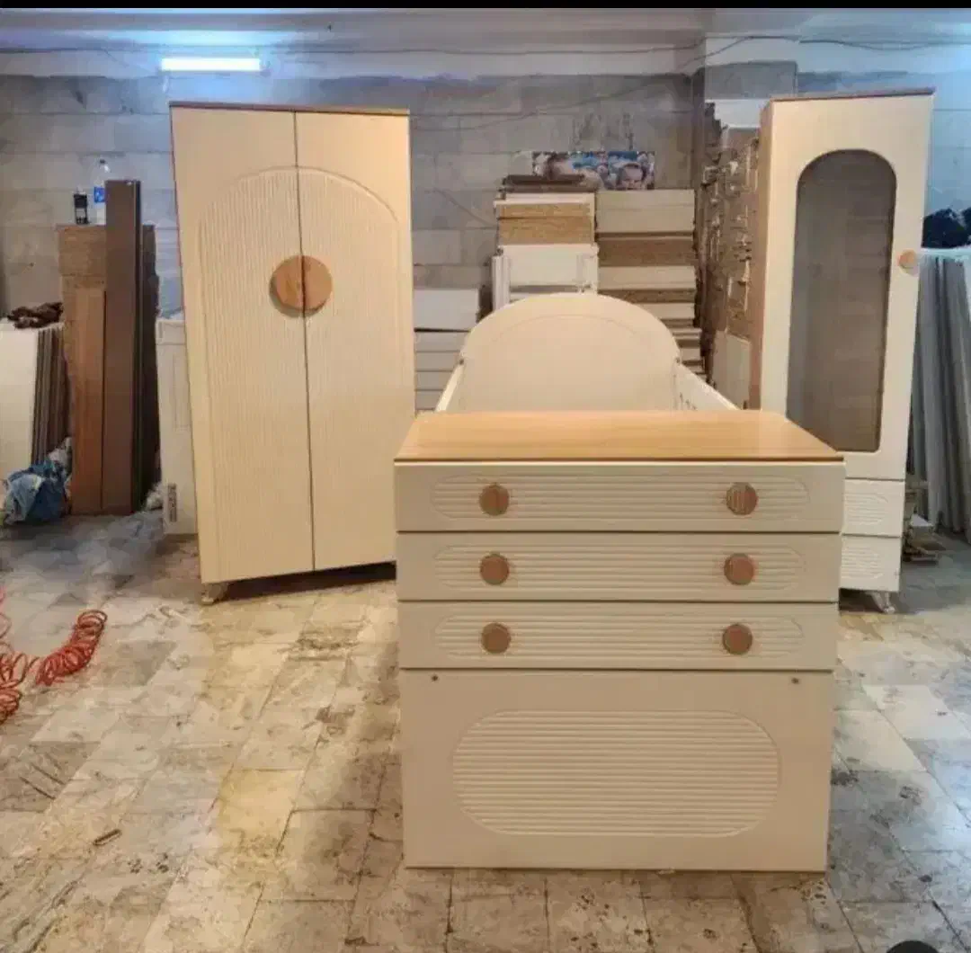 تخت و کمد نوزاد|تخت و سرویس خواب|کرمانشاه, |دیوار