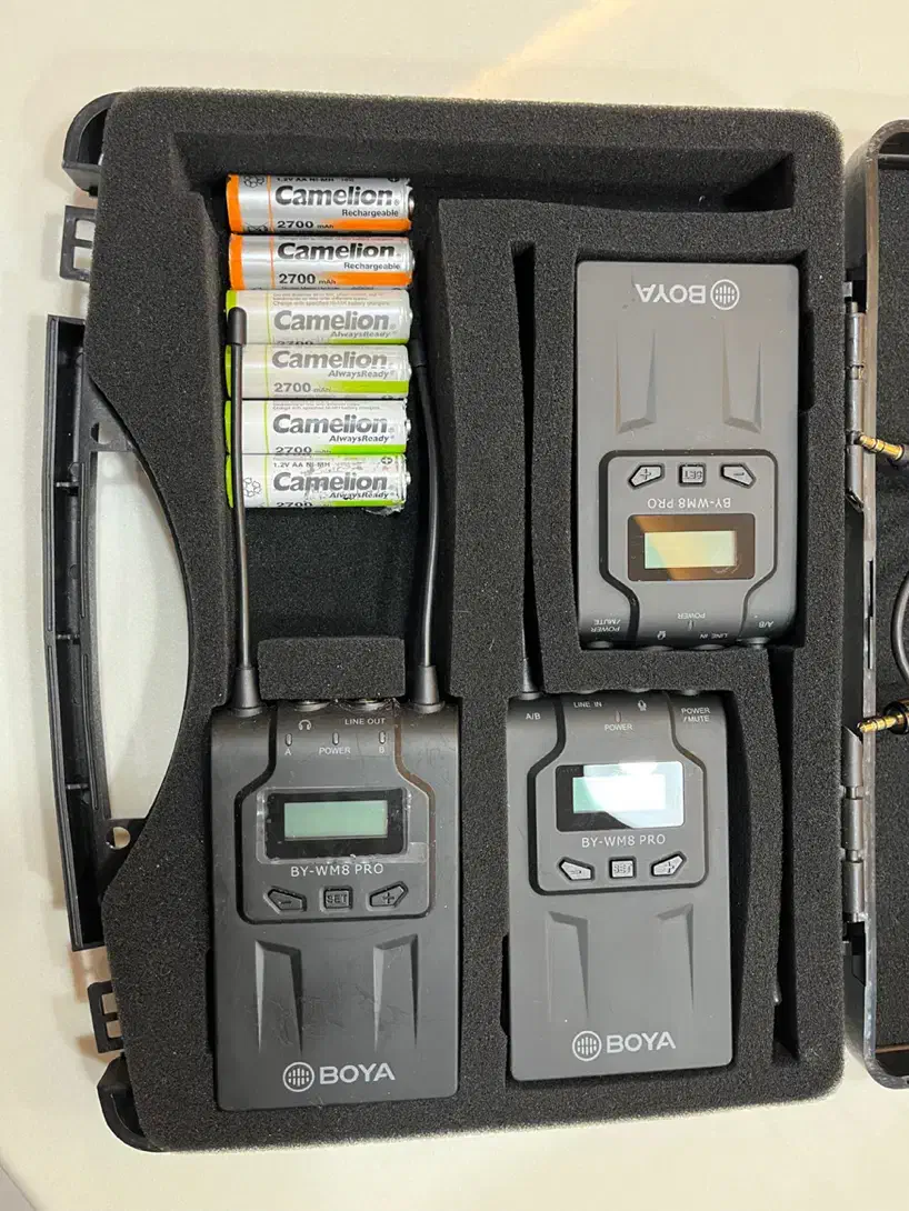 میکروفن بی سیم بسیار تمیز بویا wm8 pro k2|صوتی و تصویری|رشت, جهاد|دیوار