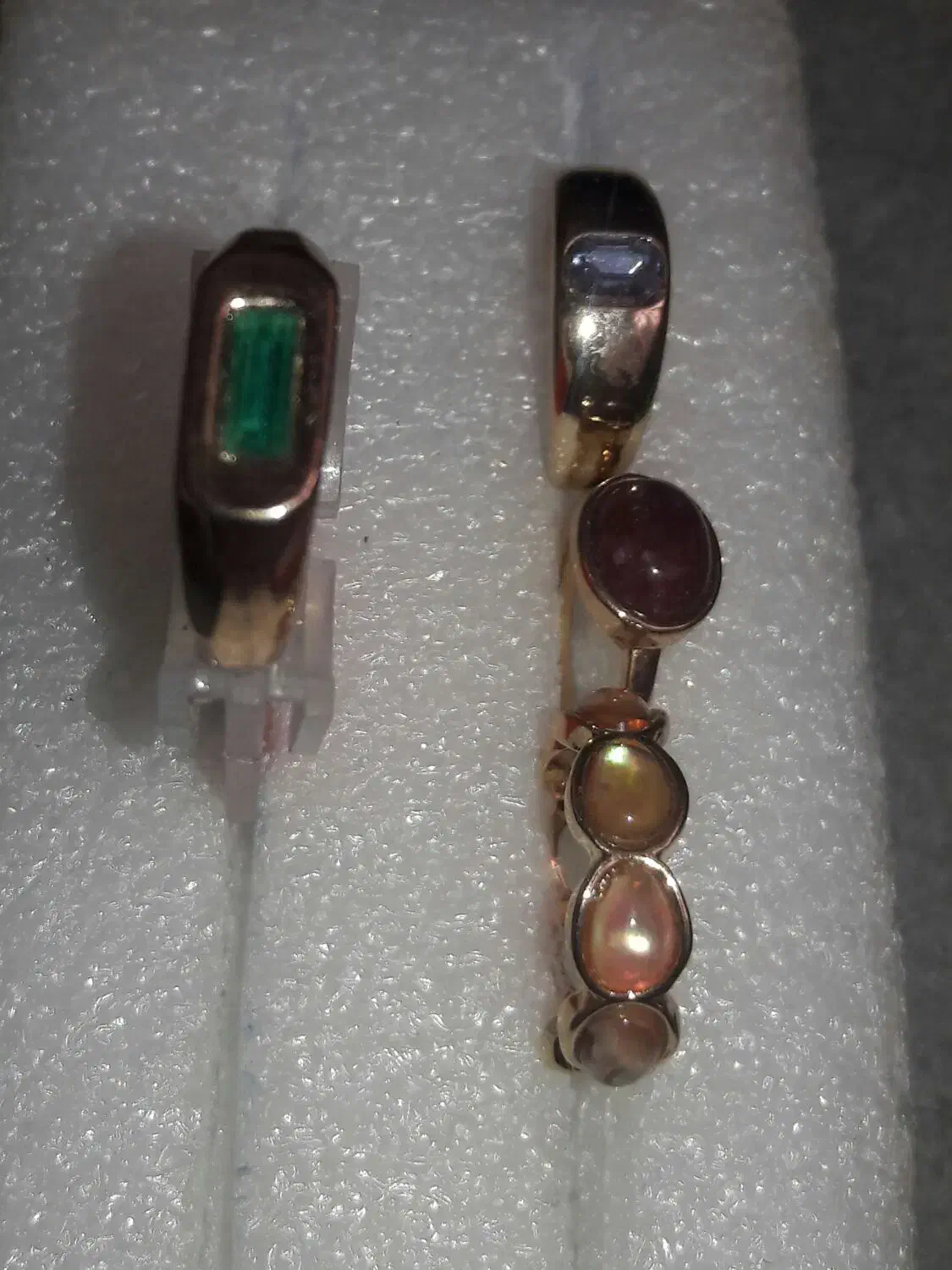 ۱۲ عدد انگشتر یاقوت زنانه مردانه آب طلا خارج و|جواهرات|کرمانشاه, |دیوار