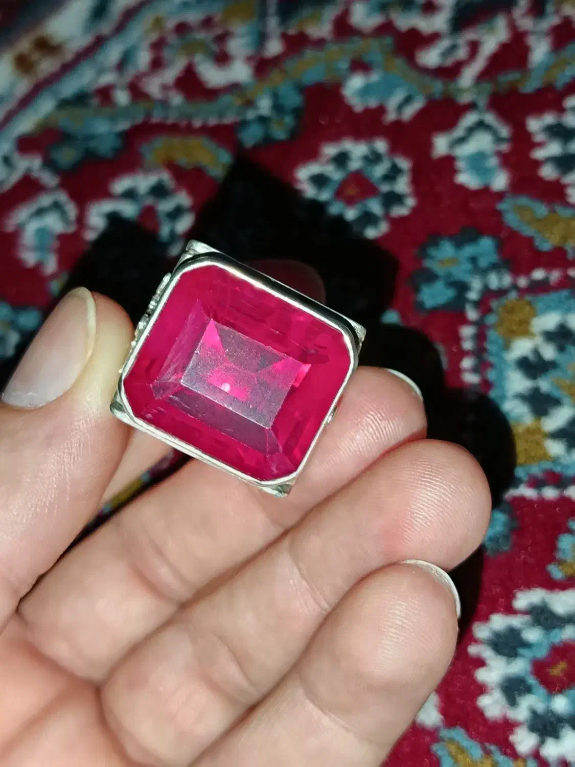 انگشتر یاقوت اصل برمه|جواهرات|اردبیل, |دیوار