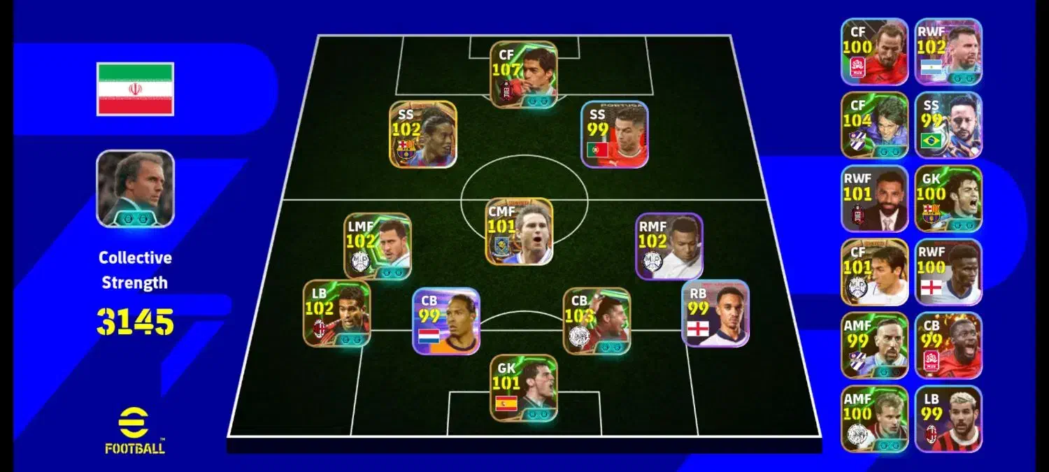 اکانت پی اس موبایل همراه با رونالدینیو و سوارز|کنسول، بازی ویدئویی و آنلاین|ملارد, |دیوار