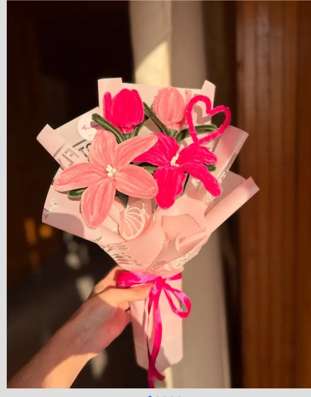 گل مصنوعی پیپ پاکن|صنایع دستی و سایر لوازم تزئینی|ری, شهرک نظامی|دیوار